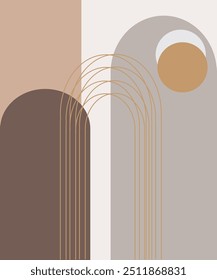 Arts with a combination of calm and elegant colors.