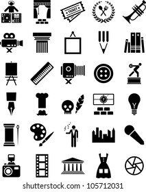 Arts and enterteinment icons