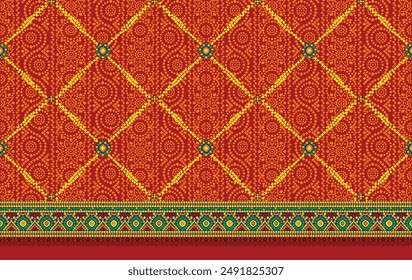 Arts, Ethic Textile Digital Motifs
