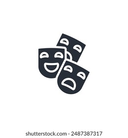 arts icon. vector.Editable stroke.linear style sign for use web design,logo.Symbol illustration.