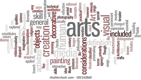 Arts Word Cloud Concept Stock Vector (Royalty Free) 185142860 ...