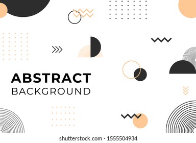 ARTSY CIRCULAR GEOMETRIC ABSTRACT BACKGROUND