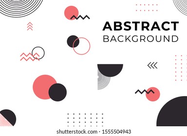 ARTSY CIRCULAR GEOMETRIC ABSTRACT BACKGROUND