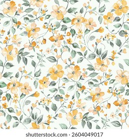 art,textile design,little flower leaf,abstract effect,pattern allover repeats , colors botanical ,fabric wallpaper ,print digital,summer