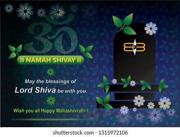 AN ARTWORK ABOUT FESTIVAL NAMED MAHA SHIVRATRI (HINDU GOD SHIVA) CELEBRATES IN INDIA EVERY YEAR.