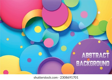 ilustración decoración abstracta ilustración de gradiente de arco iris dinámico