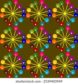 Obra de arte abstracta sin fisuras geométrica decoración gráfica Plantilla de contorno étnico Fondo de pantalla impresión de tela patrón dibujado a mano contorno forma de fondo 