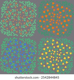 artwork abstract seamless geometric graphic decoration ethnic outline template wallpaper printed fabric pattern hand drawn contour shape background ombre line art doodle flower
