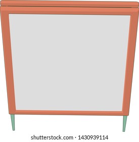 Artwork of a Advertising Display Stand Angle 4