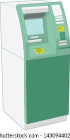 Artwork of a ATM Machine Perspective Angle 19