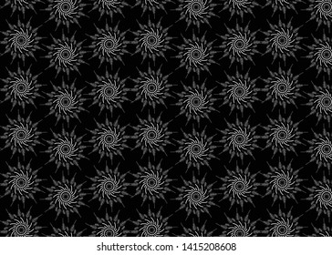The artwork of batik pattern motif with a background of sun-knotted batik - vector