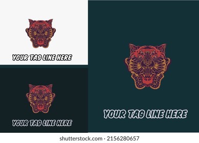 diseño artístico de vector animal abstracto