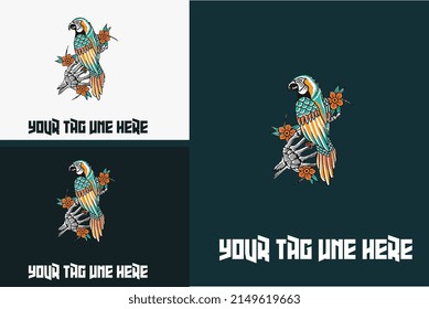artwork design of bird vector illustration