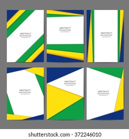 artwork design, vector / Abstract vector modern brochure