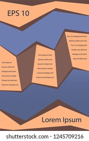 Artwork design of vector background with few elements for text