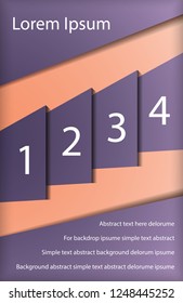 Artwork design of vector background with few elements for text