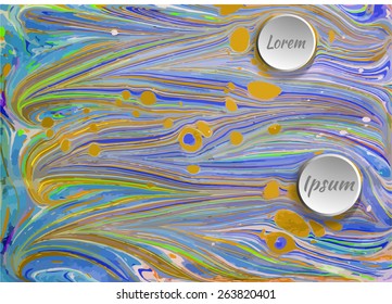 artwork ebru texture, marbling exotic abstract background 