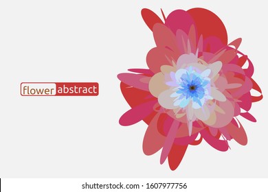 artwork floral abstract gradient. color floral abstract. modern wall display vector design. can also be used for pop art, paintings, wallpaper, backgrounds, banners.