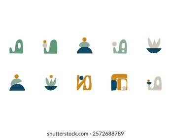 Artwork Geometric Design Element Set