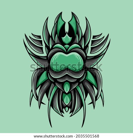 Artwork Illustration Of Strange Castroph Vector