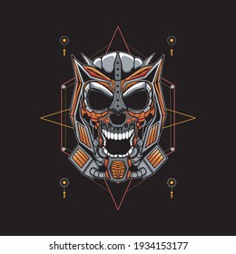 artwork illustration and t shirt design robot mechanical