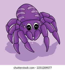 artwork illustration and t shirt design cute animal character design spider