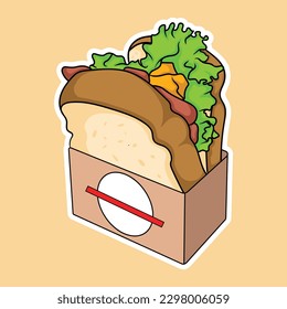 artwork illustration and T shirt design cute character toast