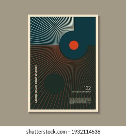Artwork inspired postmodern of vector abstract dynamic symbols with bold geometric shapes, useful for web background, poster art design, magazine front page, hi-tech print, cover artwork