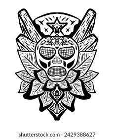 Artwork logo. fineart logo. Head art logo