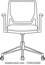 artwork of an office chair