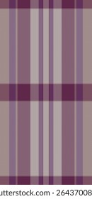 Artwork plaid background seamless, effect textile check tartan. Windowpane fabric vector pattern texture in grey and pink colors palette.