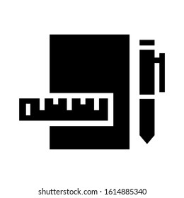 artwork rulers icon isolated sign symbol vector illustration - high quality black style vector icons
