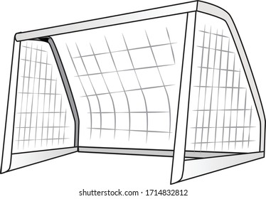 Artwork Soccer Net Stock Vector (Royalty Free) 1714832812 | Shutterstock