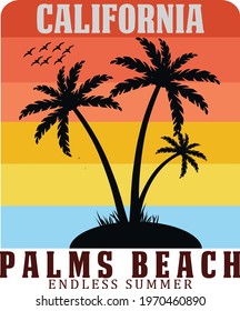 Artwork with sun and the other ocean, illustration for t-shirt and other uses