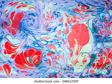  artwork texture amazing ebru,  drawing on the water 