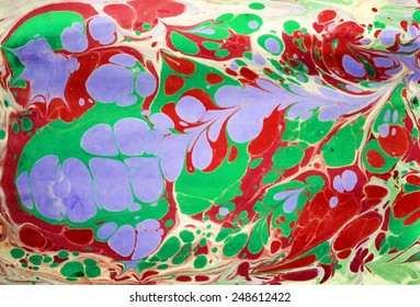  artwork texture beautiful ebru, drawing on the water 
