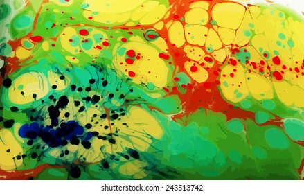 artwork texture ebru, drawing on the water