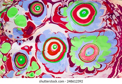  artwork texture ebru, turkish drawing on the water 