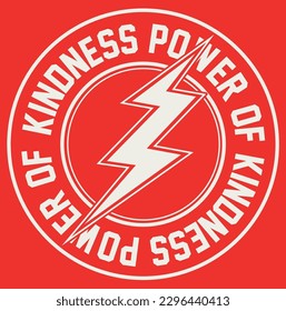Artwork for t-shirt print, posters or other graphic material. Statement logo print. Vector
