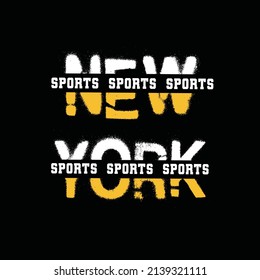 ARTWORK VARSITY STREETWEAR NEW YORK SPORT APPAREL