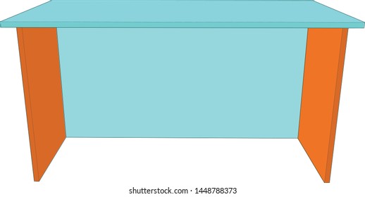 artwork of a work table office home use angle 15