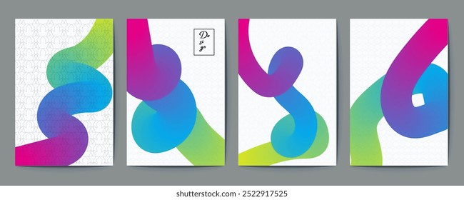 Artworks, posters inspired postmodern of vector abstract, abstract poster design