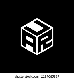 ARU letter logo design in illustration. Vector logo, calligraphy designs for logo, Poster, Invitation, etc. svg