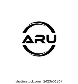 ARU Letter Logo Design, Inspiration for a Unique Identity. Modern Elegance and Creative Design. Watermark Your Success with the Striking this Logo. svg