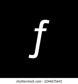 Aruba Currency Symbol, Aruban Florin Icon, AWG Sign. Vector Illustration