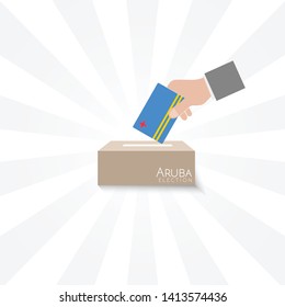 Aruba Elections Vote Box Vector Work