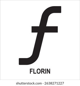 Aruba Florin currency symbol design