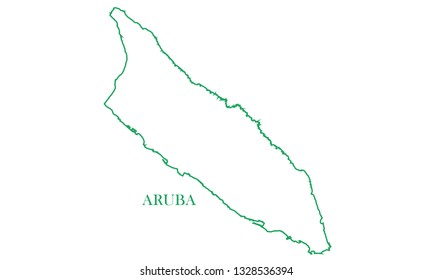 Aruba green line map