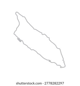 aruba map monoline Suitable for posters and web icons