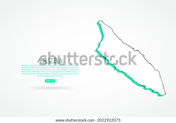 Aruba Map World Map International Vector Stock Vector Royalty Free Aruba Map World International Vector 600w 2022922073
